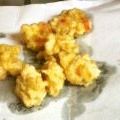 ♪cow♪'s cooksnap of when they made とうもろこしとむき海老のかき揚げ.