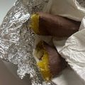 Haru's cooksnap of when they made ノンフライヤーで作るトロあま焼き芋.