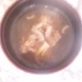 ☆saechan☆'s cooksnap of when they made ✿崩し豆腐入り♡豚ごぼうスープ✿.