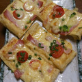 くっくしお's cooksnap of when they made ねぎとオイマヨのお揚げピザ.