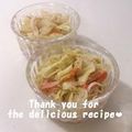 プンプン庵's cooksnap of when they made レンジで★かにかまとキャベツのごま酢和え.