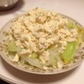花ぴよ's cooksnap of when they made 新玉ねぎとキャベツと豆腐のサラダ.