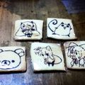 あまはる。's cooksnap of when they made チョコでかんたん♥キャラクッキー.