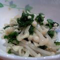 おしん's cooksnap of when they made えのきとパセリのバタポン☆.