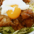 あおっぺばしこ's cooksnap of when they made 時短*甘からあげ丼*お惣菜の唐揚げ使用.