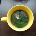 ちぃちゃん。。。's cooksnap of when they made ほうれんそう・しめじ・ベーコンのスープ.