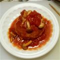隼人の母's cooksnap of when they made お豆腐☆トマト煮込みハンバーグ.
