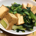 tonomaki's cooksnap of when they made ＊小松菜と厚揚げ炒め＊.