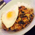 marianon's cooksnap of when they made 鶏むね肉のつくねバーグ丼♪.