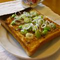ポコバナナ's cooksnap of when they made 枝豆と梅おかか・塩昆布トースト.