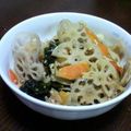 chokenneyo's cooksnap of when they made しゃきしゃき蓮根とひき肉のおかず.