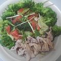 まーーたん's cooksnap of when they made しゃきしゃき水菜のなんちゃって海鮮サラダ.
