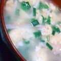 あざらしの赤ちゃん's cooksnap of when they made 玉子と水菜のすまし汁.