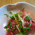 おぶうさま's cooksnap of when they made まぐろのわさび和え.