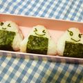 berry_a's cooksnap of when they made 簡単♪おにぎりくん〈キャラ弁〉.