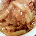 さや。027's cooksnap of when they made 料理のための清酒で赤味噌豚丼☆.