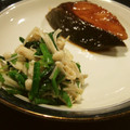 Ｐ子ママ's cooksnap of when they made 副菜に❀ほうれん草とえのきの明太和え.
