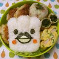 赤い電話's cooksnap of when they made *キャラ弁*コックボーむすび.