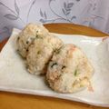 EGUDON's cooksnap of when they made ✿ねぎ味噌鮭おにぎり✿.