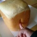 悠ママ's cooksnap of when they made ＨＢで＊耳までやわらかフワフワ・ミルク食パン【１.５斤】σ（＾ｕ＾）.