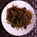 クッキングジョイ's cooksnap of when they made 10分 牛肉とごぼうの炒り煮.