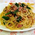 プレモルっ子's cooksnap of when they made 納豆とホウレン草の和風パスタ.
