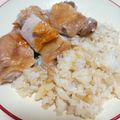 たぬみん's cooksnap of when they made ガーリックライスと鶏ステーキ.