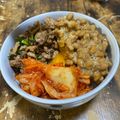 ○●ちょこ●○'s cooksnap of when they made 豚そぼろキムチ納豆丼.