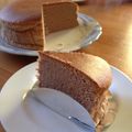 ハルキーモンキー's cooksnap of when they made 簡単♪チョコレートのスフレチーズケーキ♪.