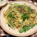 ごろニャン's cooksnap of when they made さっぱりおいしい♪水菜とじゃこのパスタ.