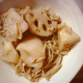 ゆな♪♪♪'s cooksnap of when they made レンコンときのこのオイスター炒め.