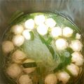 ♪rina♪'s cooksnap of when they made ごま香る・・・エビ団子と春雨のスープ☆.