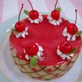 annnafm's cooksnap of when they made * チェリー＆ピスタチオのムースケーキ♪.