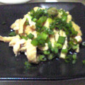winemania's cooksnap of when they made 節約おつまみ☆鶏皮の湯引き柚子胡椒風味☆.