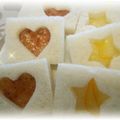 にゃんたま＠sea's cooksnap of when they made 簡単☆カワイイ型抜きサンドイッチ♪.