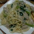 さとうさんＤＸ's cooksnap of when they made 簡単★ベーコンと小松菜のクリームパスタ.