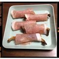 りり1983's cooksnap of when they made ✿干しエリンギの生ハム巻き✿.