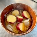 azbjbn's cooksnap of when they made さつまいもと玉葱の味噌汁☆.