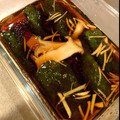 ちょこれーたー's cooksnap of when they made 簡単、茄子とピーマンの揚げ浸し.
