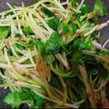 りお５１０'s cooksnap of when they made しな～シャキ♪カイワレおかか炒め.