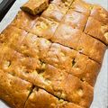 まこさんど's cooksnap of when they made 型なし簡単♡バナナと紅茶の天板ケーキ.