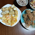 よちりん's cooksnap of when they made みかんの皮の天ぷら～♪.