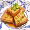 サンディサンディ's cooksnap of when they made たれ絶賛！厚揚げ油淋鶏(ユーリンチー)風.