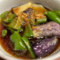 愛猫ベリー's cooksnap of when they made めんつゆで茄子とピーマンの揚げ浸し.