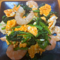 かおキッチン's cooksnap of when they made エビとほうれん草の彩り炒め.