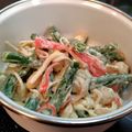 まめたん's cooksnap of when they made いんげんカニカマ簡単さっぱりゴママヨ和え.