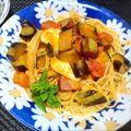 MochaFudge's cooksnap of when they made トマトとモッツァレラのスパゲッティ.
