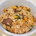 おりぼぶ's cooksnap of when they made 【絶品】ステーキ肉のガーリックライス.
