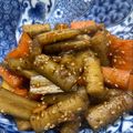 モモエッコ's cooksnap of when they made ごぼうのキンピラ風煮物☆.