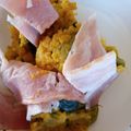 トンも's cooksnap of when they made かぼちゃとハムのマスタードマヨサラダ.